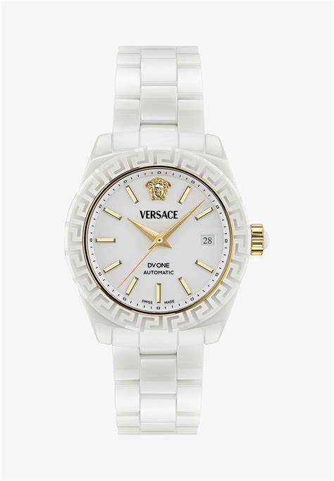 versace ceramic white watch